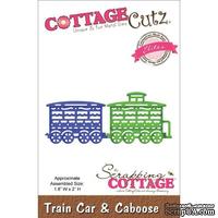 Лезвие CottageCutz - Elites Die - Train Car & Caboose