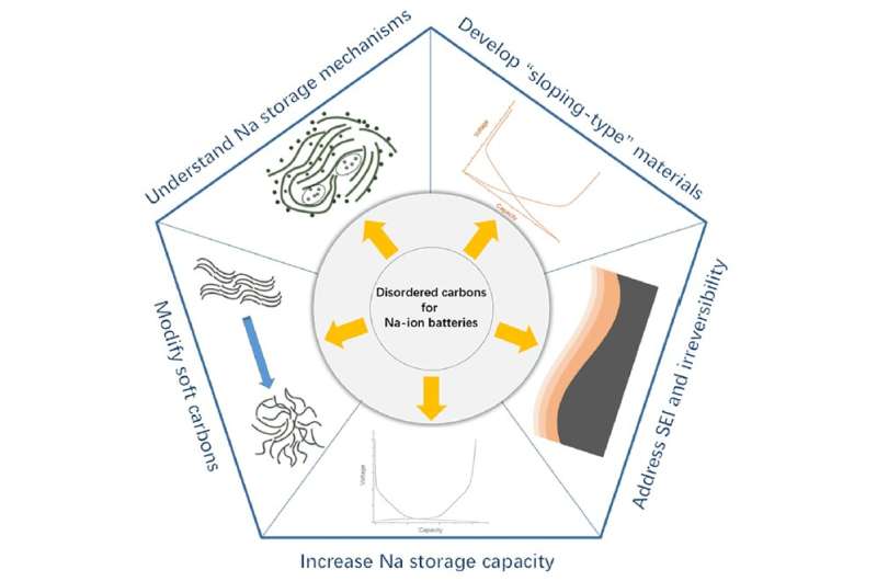 Disordered carbon anodes for Na-ion batteries—quo vadis?