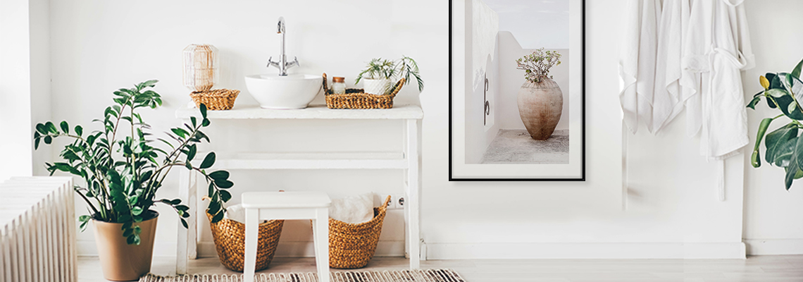 boho-style bathroom