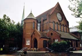 Photo of a church in Woking.