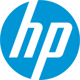 The HP logo.