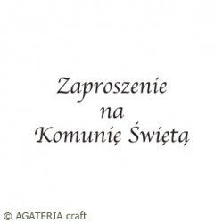 Zaproszenie na Komunię Świętą