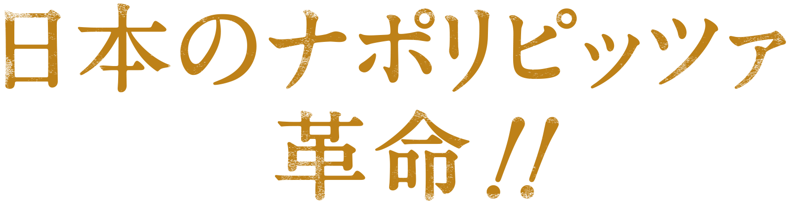 日本のナポリピッツァ革命!!