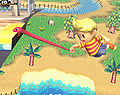 Lucas's tether recovery in Brawl; his tether is notable for being the only zair in Brawl to not have a damaging hitbox.