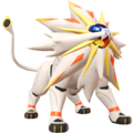 Official artwork of Solgaleo from Super Smash Bros. Ultimate.