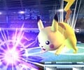 Pikachu using Thunder Jolt.