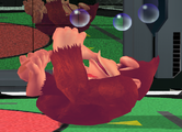 Donkey Kong sleeping in Melee