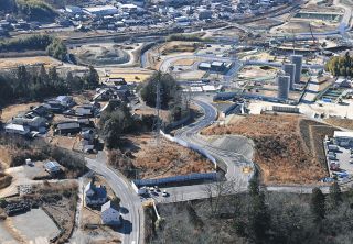 岐阜・中津川の市道で路面沈下を確認、JR東海　リニア工事の駒場トンネルの真上　