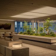 I IN creates "living lounge" for Tokyo office in museum building