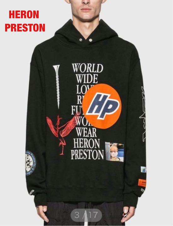 NEW限定品】 HERON PRESTON プランコラージュプリントプルオーバー