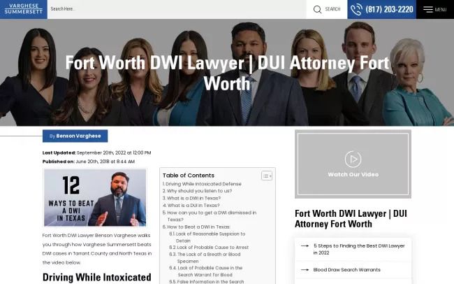 Varghese Summersett (Personal Injury, Criminal Defense, Family and Divorce Lawyers)