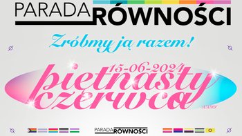 Zbiórka Parada Równości 2024 15 czerwca - miniaturka zdjęcia