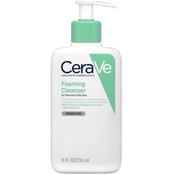 CeraVe Foaming Cleanser with Niacinamide for Normal to Oily Skin 236ml