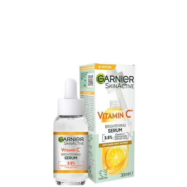 Garnier 3,5% Vitamina C, Niacinamida, Ácido Salicílico, Sérum Luminoso y Antimanchas 30ml