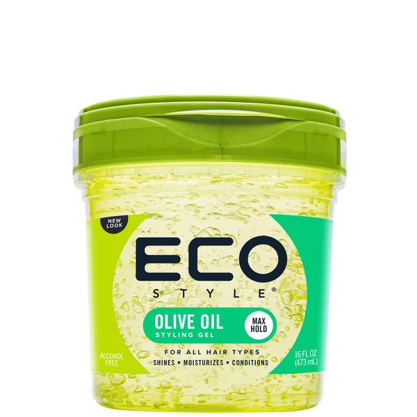 Gel de peinado con aceite de oliva EcoStyle (473 ml)