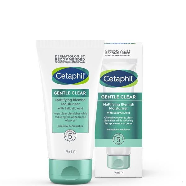 Cetaphil Gentle Clear Mattifying Blemish Face Cream with Salicylic Acid for Sensitive Skin 89ml