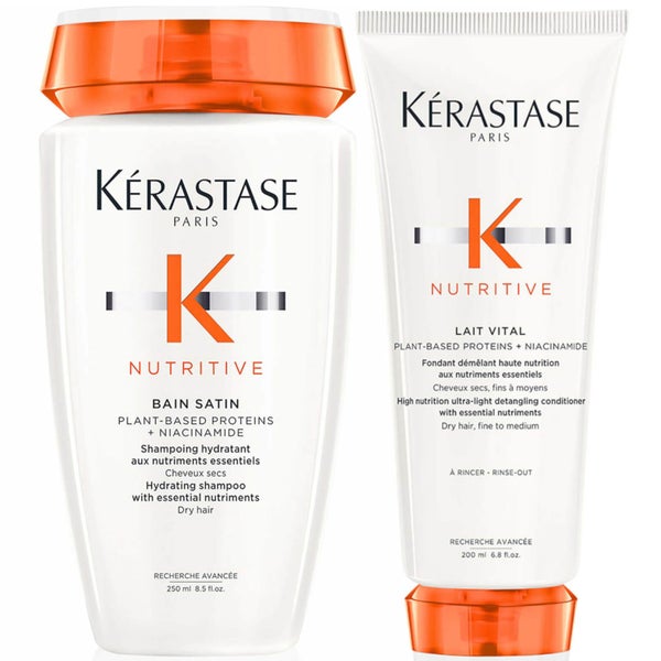 Kérastase Nutritive Nourish and Hydrate Shampoo and Conditioner Duo for Fine-Medium Dry Hair