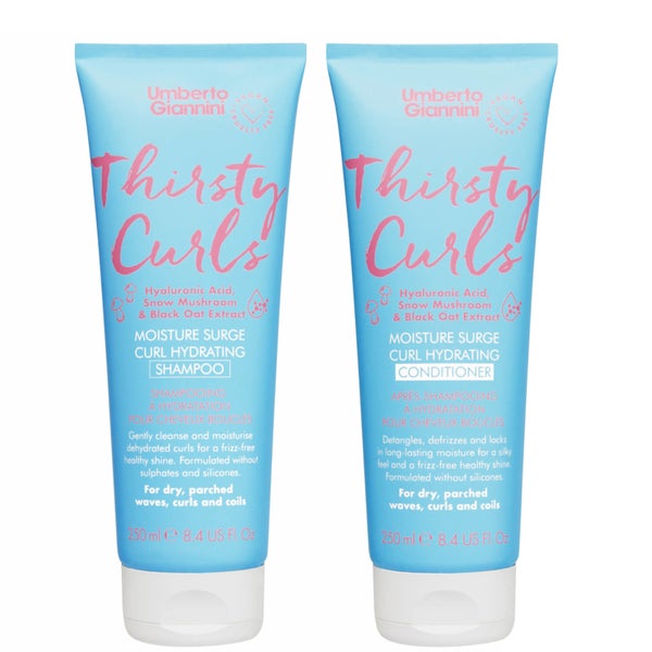 Umberto Giannini Thirsty Curls Shampoo and Conditioner Duo