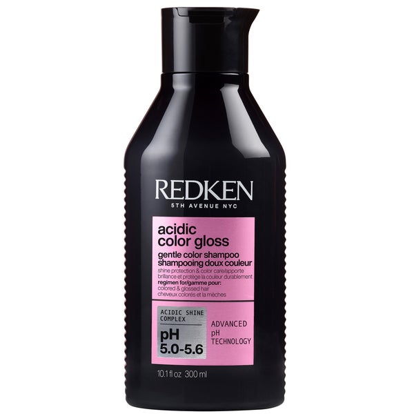 Redken Acidic Color Gloss Shampoo, Sulphate-Free for a Gentle Cleanse, Glass-Like Shine, For Coloured Treated Hair 300ml