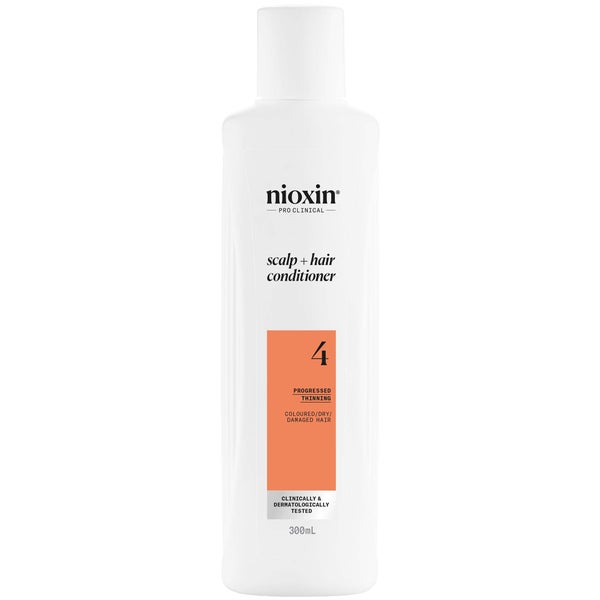 NIOXIN Scalp and Hair Thickening System 4 Conditioner for Coloured Dry and Damaged Hair with Progressed Thinning 300ml