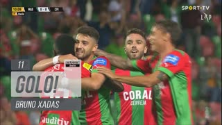 GOLO! Marítimo, Bruno Xadas aos 11', Marítimo 1-0 Casa Pia