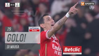 GOLO! Benfica, Di María aos 29', Benfica 1-1 Rio Ave