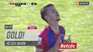 GOLO! Chaves, Hélder Morim aos 90'+20', Chaves 2-2 Estoril