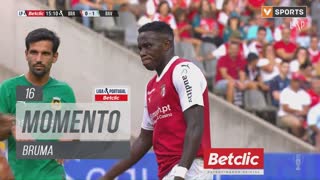 Braga, Jogada, Bruma aos 16'