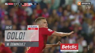 GOLO! Gil Vicente, M. Dominguez aos 90'+8', Gil Vicente 2-3 Benfica