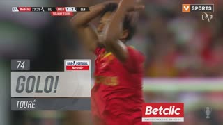 GOLO! Gil Vicente, Touré aos 74', Gil Vicente 1-2 Benfica