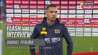 Gabriel Pereira: "O ritmo que tivemos na 2.ª parte foi o que faltou na 1.ª"