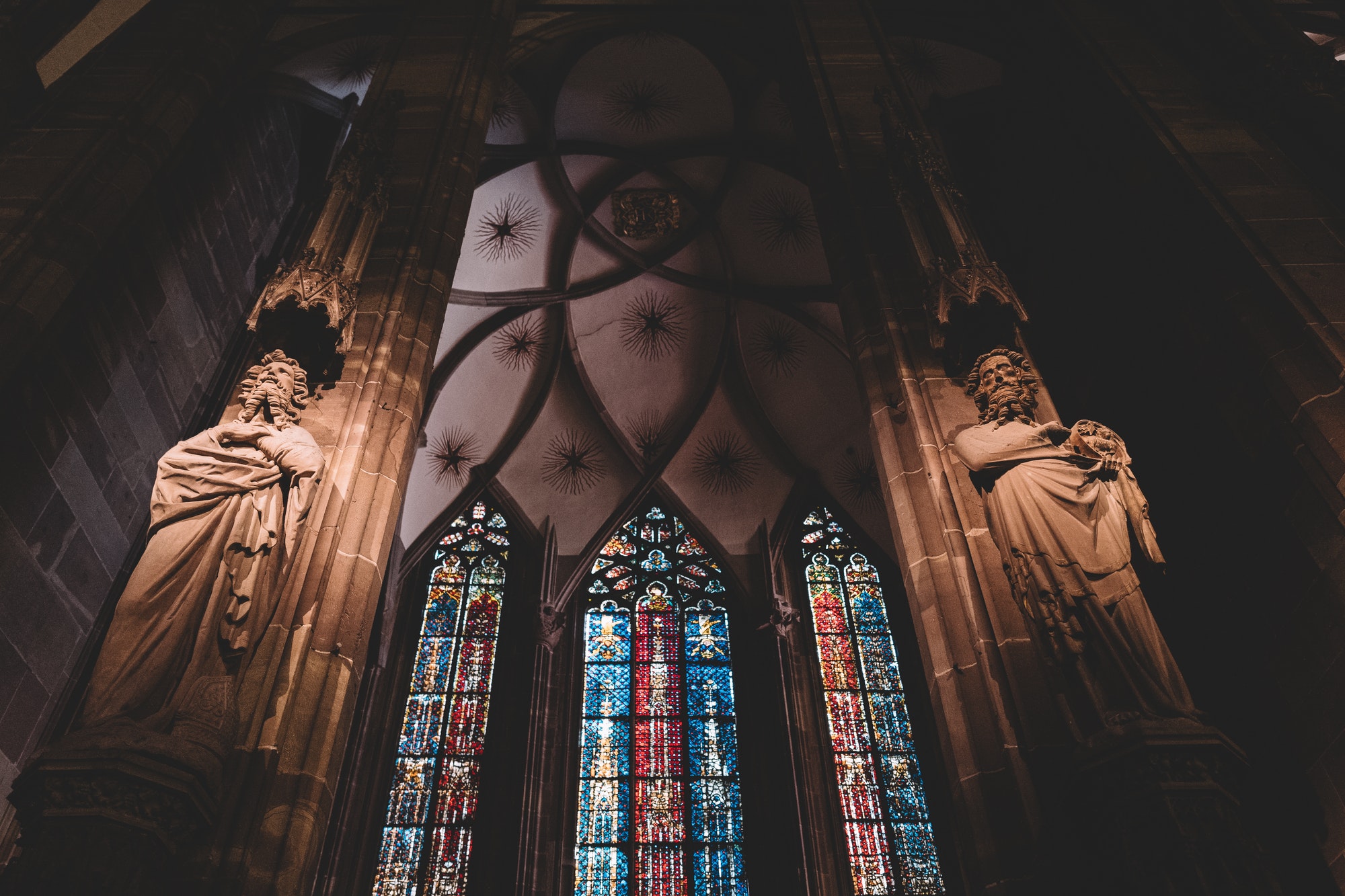 Christian sculpture in the church