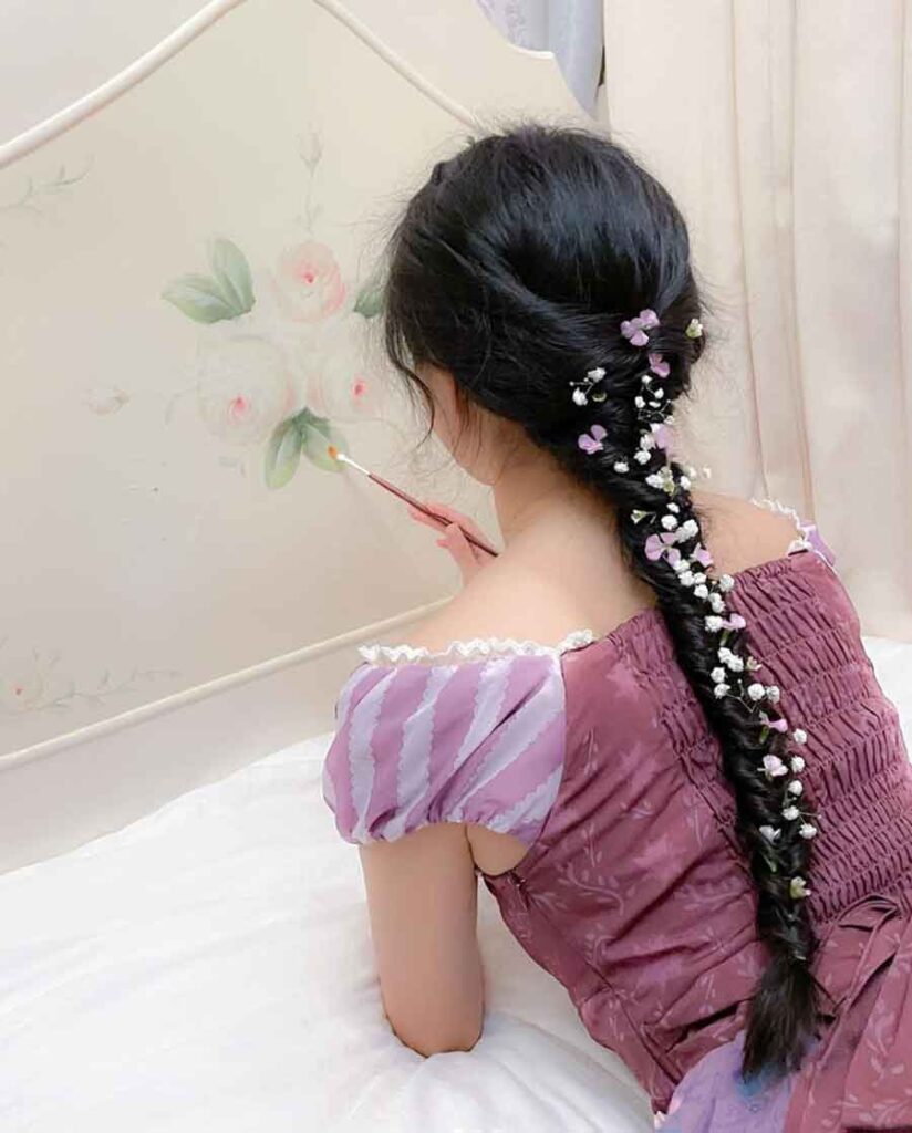 rapunzel hair style costume