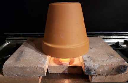 A terracotta heater