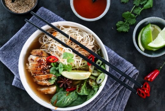 Image: ASIATISK NUDELSUPPE MED KYLLING