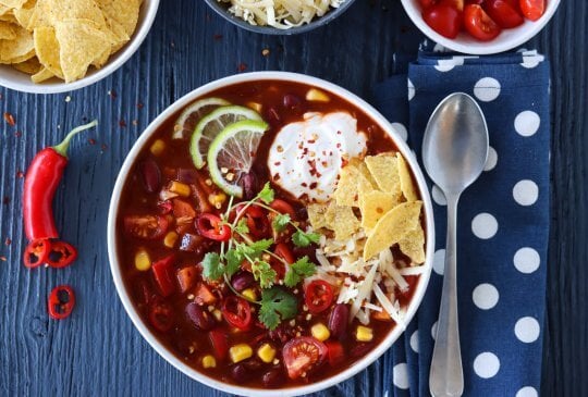 Image: VEGETARISK TACOSUPPE