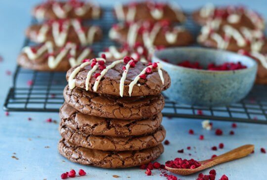 Image: SJOKOLADECOOKIES MED HVIT SJOKOLADE