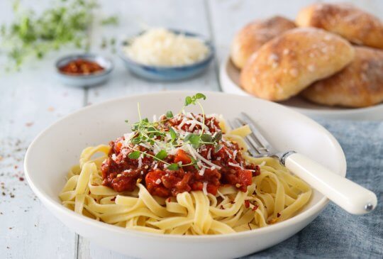 Image: KJAPP PASTA BOLOGNESE