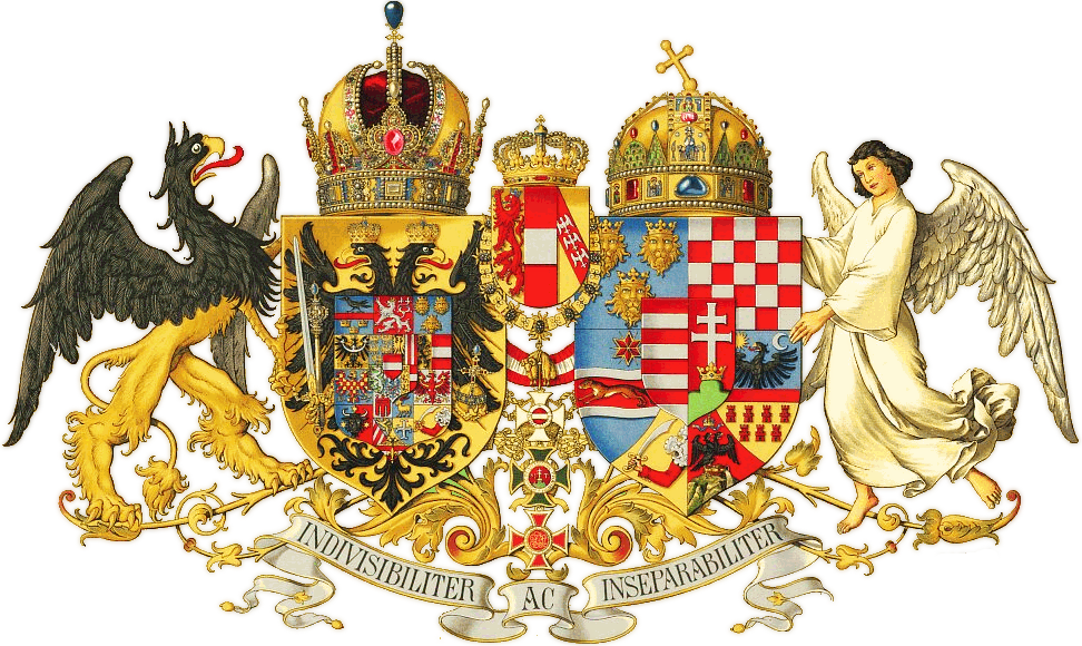 The coat of arms of Austria-Hungary