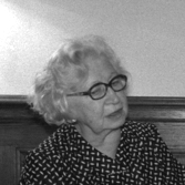 Miep Gies under interview, 1989