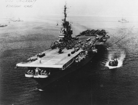 File:Bow view of USS Oriskany (CVA-34), circa in 1953.jpg