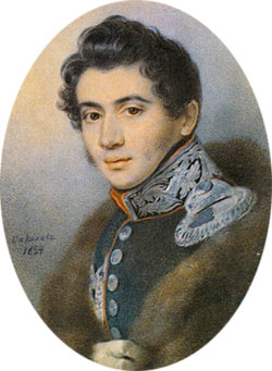 Pyotr Sokolovun N.Muravyova həsr etdiyi rəsm əsəri, 1824