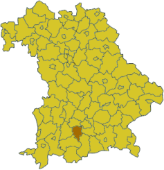 Poziția regiunii Districtul Starnberg