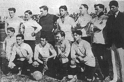 Zwycięska drużyna Urugwaju na Copa America 1917