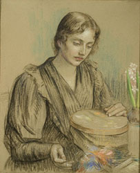 Portrait de Madeleine Zillhardt, musée des Beaux-Arts de Dijon.