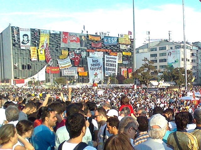 File:Taksim Square Ataturk Cultural Center Rally.jpg