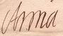 Signature de Anne-Marie d'Orléans