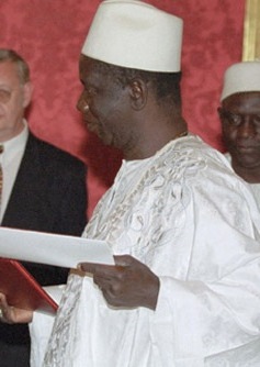 Lansana Conté heinäkuussa 2001.