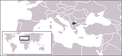 Macedonia del Nord - Localizzazione