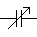 Variable capacitor symbol